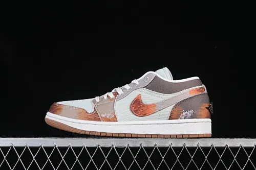 All categories Air Jordan Jordan series basketball shoes Air Jordan 1 Low Air Jordan 1 Low SE "Multi-Color Distressed" AJ1 Joe 1 old retro inkjet low-top cultural casual sneakers IM6664-991